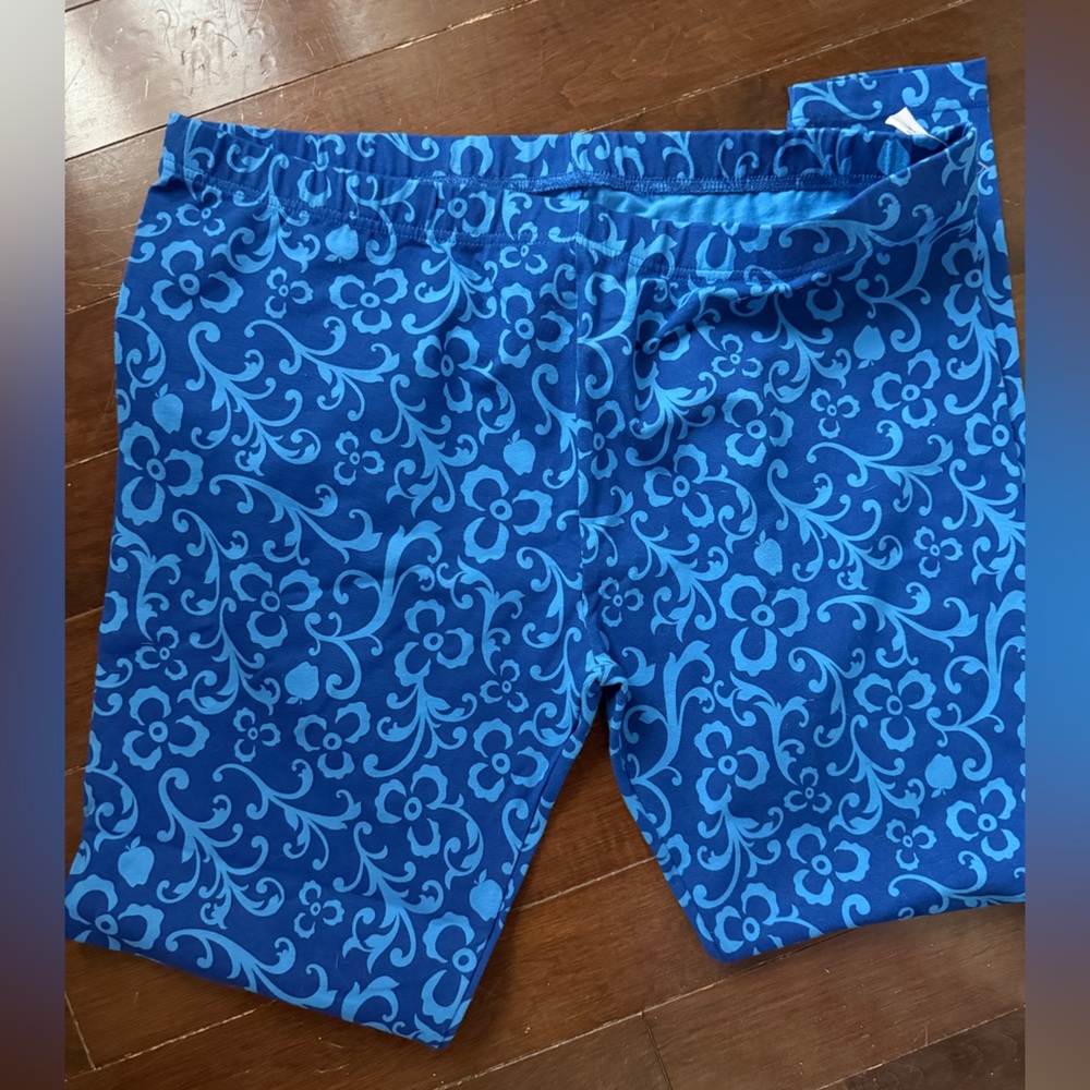 Disney Snow White Blue Floral Lounge Pants